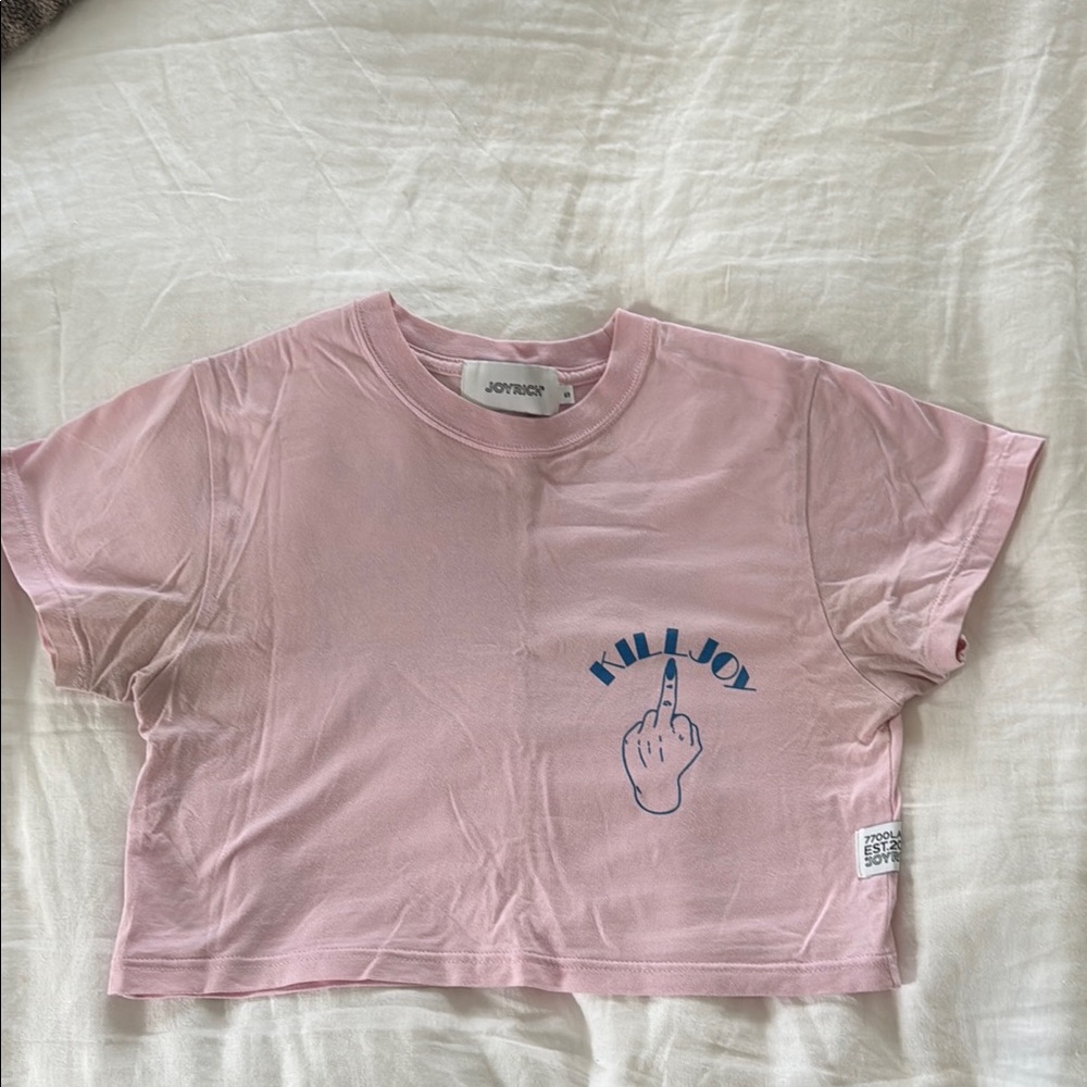 Joyrich Pink crop top